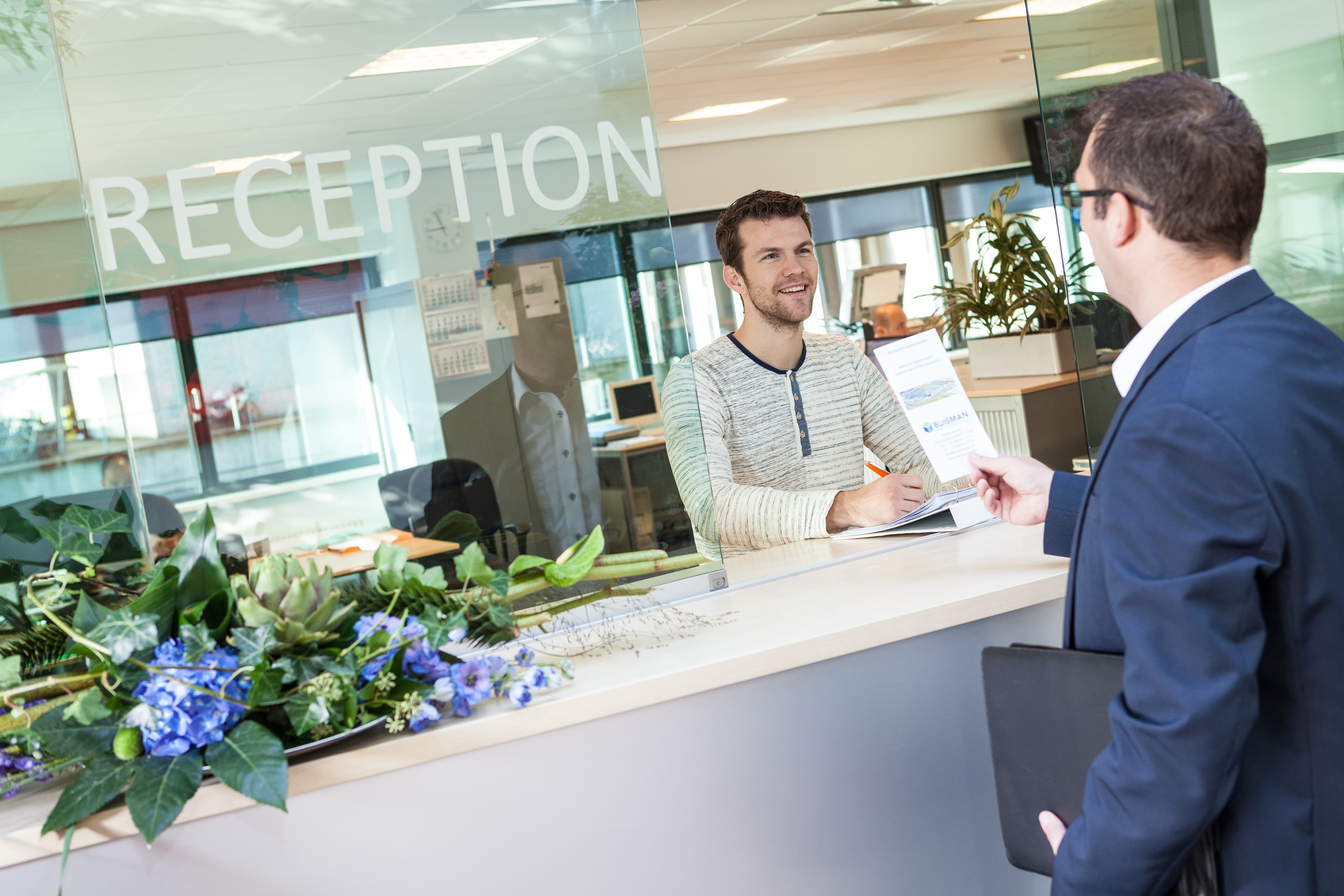 Welkom bij de receptie van Buisman in Zwolle
